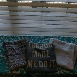 3 Long Sleeve Thermal Shirts